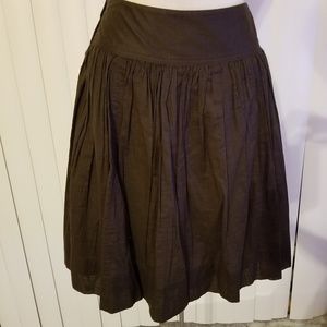 Banana Republic black pleated skirt